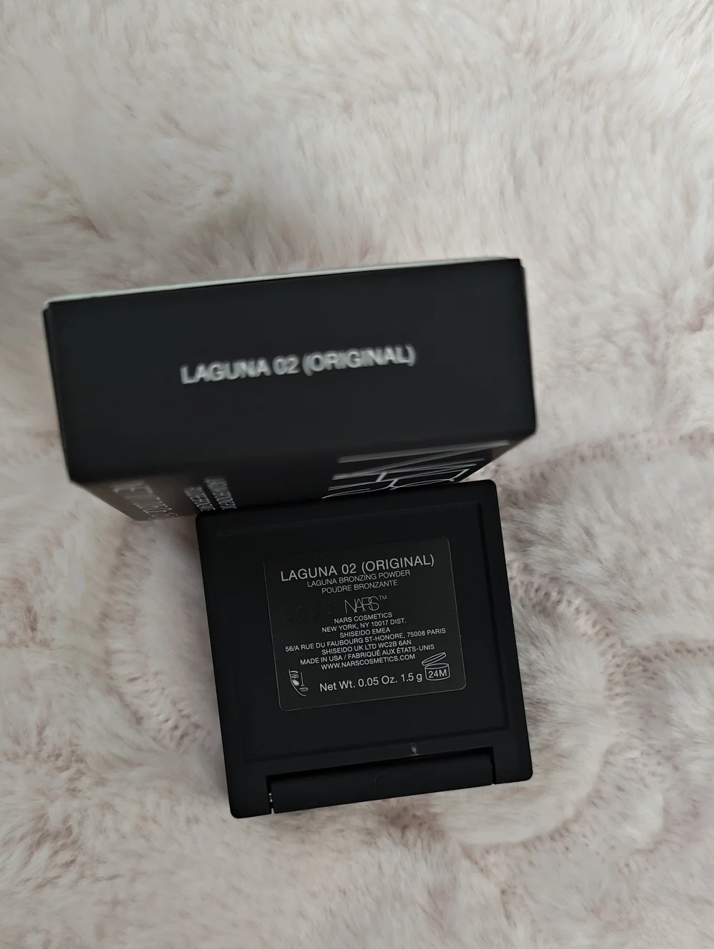 NARS Powermatte High-Intensity Lip Pencil In Cruella, Mini Laguna Bronzing Power
